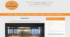 Desktop Screenshot of corneille-st-marc.fr